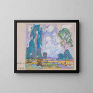 Nocturne - Balder Tomasberg — framed artwork on a wall