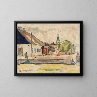 View of Paldiski - Balder Tomasberg — framed artwork on a wall