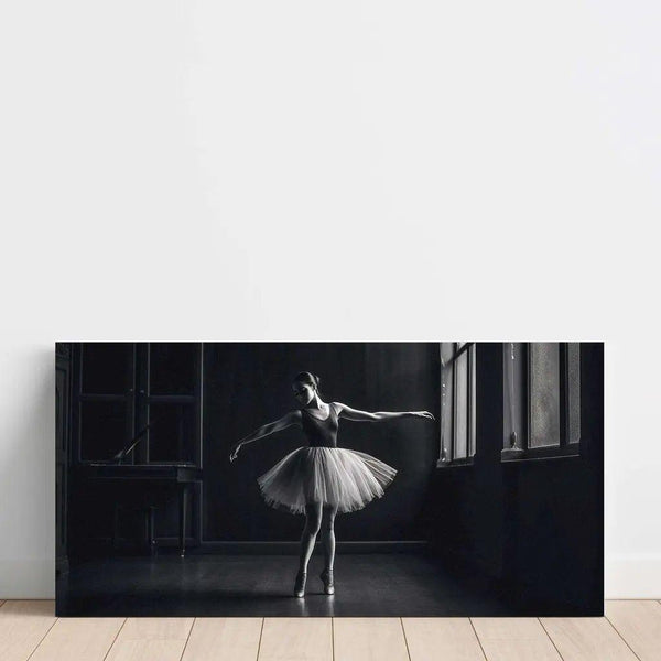 Deep Black Ballet | Black and White Photo Decoration