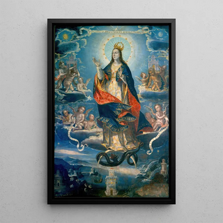 L'Immaculée Conception - Baltasar de Echave Ibía — framed artwork on a wall