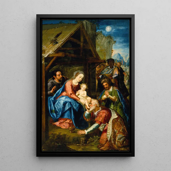 Reproduction of the painting Adoration of the Magi - Baltasar de Echave Orio