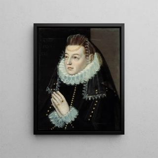 Portrait of a Lady - Baltasar de Echave Orio — framed artwork on a wall