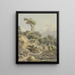 Au Bord de la Birse près de Pierrepertuis - Balthasar Anton Dunker — framed artwork on a wall
