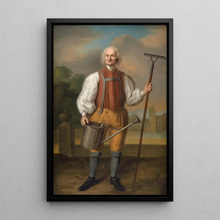 Reproduction of the painting A Gardener - Balthasar Denner