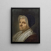 Bust of an Old Woman - Balthasar Denner — framed artwork on a wall