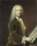 Portrait of a Man Probably Cornelis Troost 1696-1750 - Balthasar Denner — artwork view