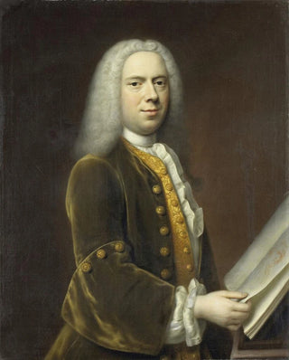 Portrait of a Man Probably Cornelis Troost 1696-1750 - Balthasar Denner — artwork view