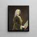 Portrait of a Man Probably Cornelis Troost 1696-1750 - Balthasar Denner — framed artwork on a wall