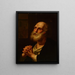Saint Pierre - Balthasar Denner — framed artwork on a wall