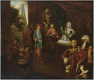 Un atelier de sculpteur - Balthasar van den Bossche — artwork view