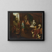 Un atelier de sculpteur - Balthasar van den Bossche — framed artwork on a wall