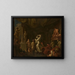 In the sculptor's studio - Balthasar van den Bossche — framed artwork on a wall