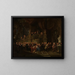 La réception de Jan Karel de Cordes dans la salle de la guilde - Balthasar van den Bossche — framed artwork on a wall