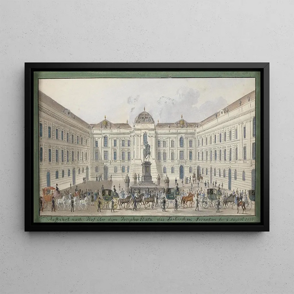 Place Joseph - Balthasar Wigand — framed artwork on a wall