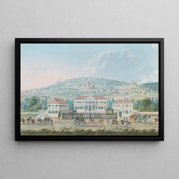 Château Zichy - Balthasar Wigand — framed artwork on a wall