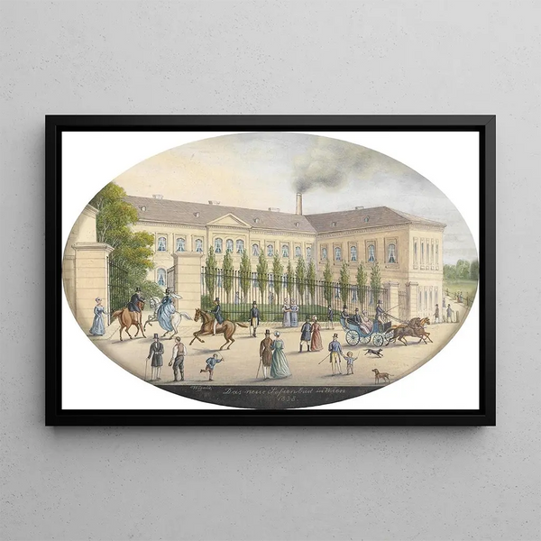 Sofienbad Vienne - Balthasar Wigand — framed artwork on a wall