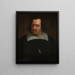 Portrait painting of Jean-Jacques Chifflet - Balthasar van Meurs — framed artwork on a wall