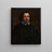 Portrait painting of Jules Chifflet - Balthasar van Meurs — framed artwork on a wall