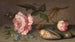 Roses coquillages et insectes sur une table - Balthasar van der Ast — artwork view