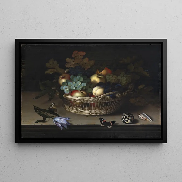 Nature morte painting - Balthasar van der Ast — framed artwork on a wall