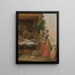 Fishmongers' stall painting - Balthazar Nebot — framed artwork on a wall