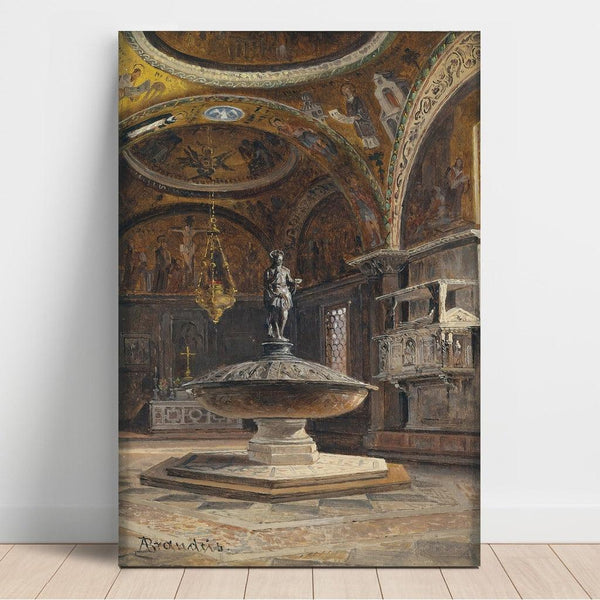 Reproduction of the painting Baptistère de San Marco - Antonietta Brandeis