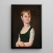 Portrait of a young girl traditionaly identified as Princess Zu Löwenstein-Wertheim - Barbara Krafft