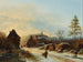 A Winter's Day - Barend Cornelis Koekkoek — artwork view