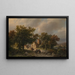 La Rafale - Barend Cornelis Koekkoek — framed artwork on a wall