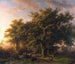 Forest Scene Painting - Barend Cornelis Koekkoek — artwork view