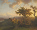Landscape wooded with a castle - Barend Cornelis Koekkoek — artwork view