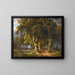 Summer Landscape Painting - Barend Cornelis Koekkoek — framed artwork on a wall