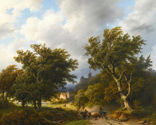 The Breath of the Wind - Barend Cornelis Koekkoek — artwork view