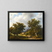 The Breath of the Wind - Barend Cornelis Koekkoek — framed artwork on a wall