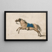 Horse jumping - Barend Hendrik Thier — framed artwork on a wall