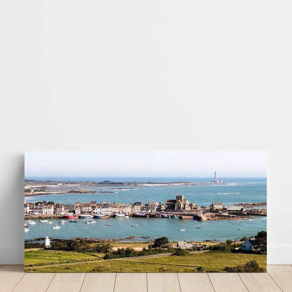 Barfleur from above | Aerial photo decoration of Normandy