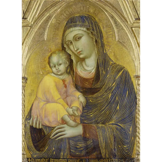 Virgin and Child Painting - Barnaba da Modena — artwork view