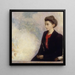Baroness Robert de Domecy - Odilon Redon — framed artwork on a wall