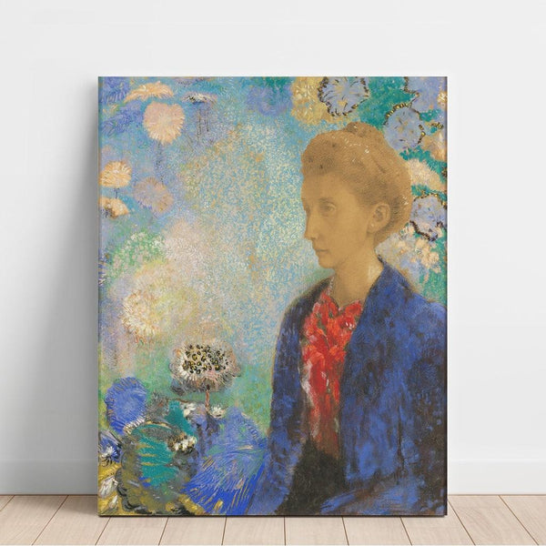 Reproduction of the painting Baroness of Domecy - Odilon Redon