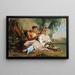 Rendez-vous galant Renaud et Armide (Conflit de cas) - Barthélemy Menn — framed artwork on a wall