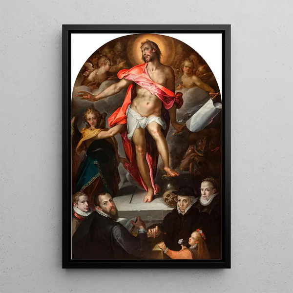 Reproduction of the painting Epitaph of goldsmith Nicolas Müller of Prague - Bartholomaeus Spranger