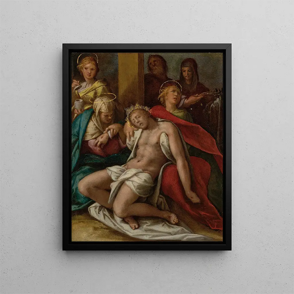 La Déposition - Bartholomaeus Spranger — framed artwork on a wall