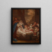 Adoration of the Shepherds - Bartholomeus Breenbergh — framed artwork on a wall