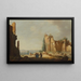 Christ on the way to Emmaus Painting Luke 24:28-29 - Bartholomeus Breenbergh — framed artwork on a wall