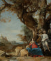 Agar and the Angel - Bartholomeus Breenbergh — artwork view