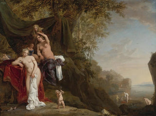 Nymph bathing - Bartholomeus Breenbergh — artwork view
