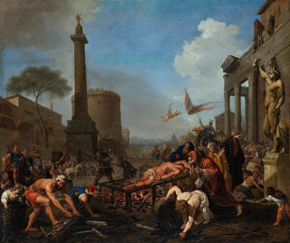 The Martyrdom of Saint Lawrence - Bartholomeus Breenbergh — artwork view