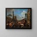 The Martyrdom of Saint Lawrence - Bartholomeus Breenbergh — framed artwork on a wall