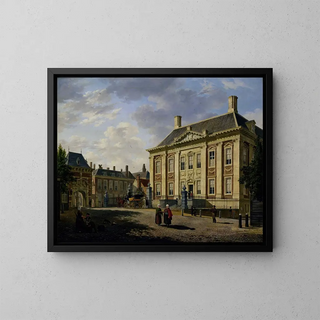 The Mauritshuis in The Hague - Bartholomeus Johannes van Hove — framed artwork on a wall