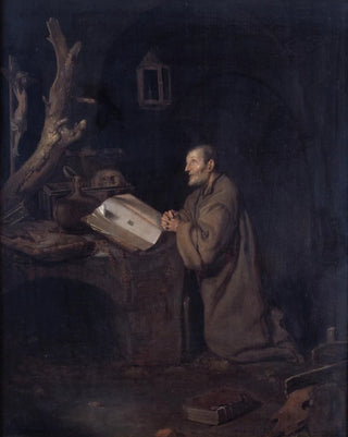a Hermit in Prayer - Bartholomeus Maton — artwork view